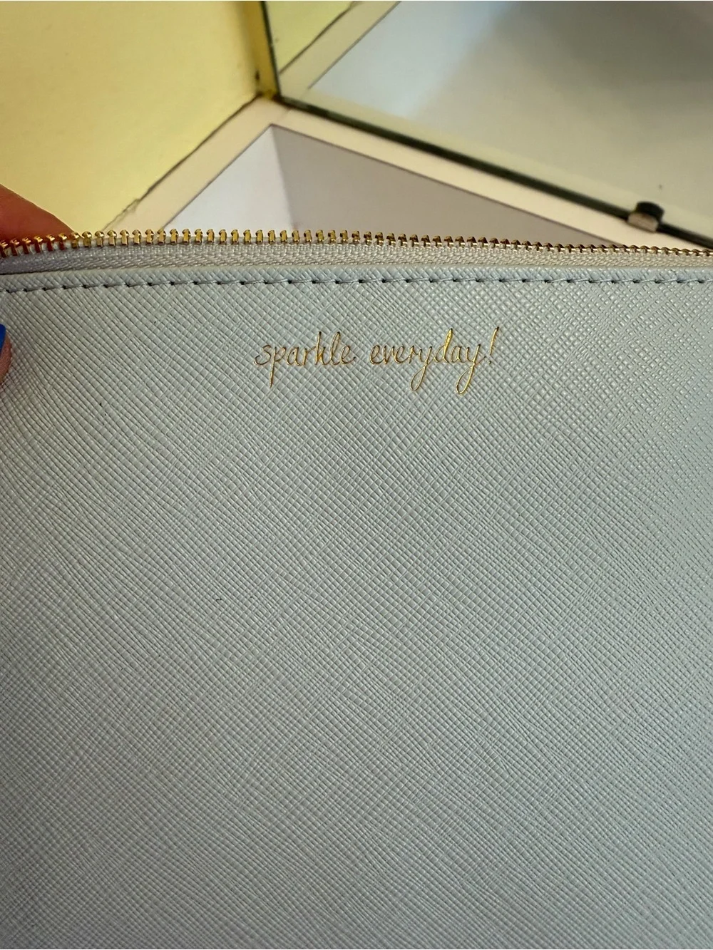 Katie Loxton Sparkle Everyday Light Blue Wristlet Clutch